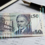 Bank of England Rate Change: Your Mortgage & Savings Impact Bank of England £50 note with financial charts, representing economic changes.