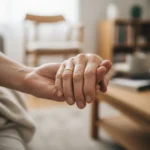 Carer's Allowance: Eligibility, Payments & Support Explained Hands gently clasped together, symbolising care and support for Carer's Allowance eligibility.