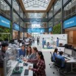 Further Education Funding: Navigating the £1.5 Billion College Investment College students learning vocational skills in a modern educational setting.