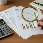 UK Capital Gains Tax: £3,000 Exemption Explained Financial documents and calculator illustrating UK Capital Gains Tax planning.
