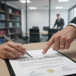 UK Divorce Financial Settlement: Protect Your Assets Now Hands reviewing UK divorce financial settlement documents