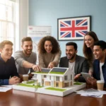 UK First-Time Buyer Schemes: A Comprehensive Comparison Young adults reviewing UK government-backed first-time buyer schemes for homeownership.