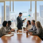 UK Inheritance Tax Planning: Expert Optimisation Guide Group discussing UK Inheritance Tax planning with financial advisor