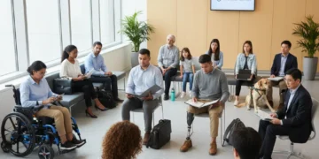 People waiting for a Universal Credit Work Capability Assessment